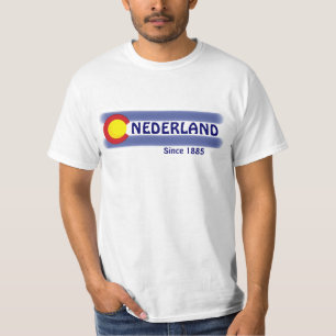 Nederland Colorado local flag value tee