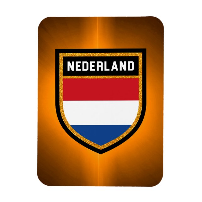 Nederland Flag Magnet (Vertical)