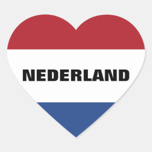 NEDERLAND HEART STICKER
