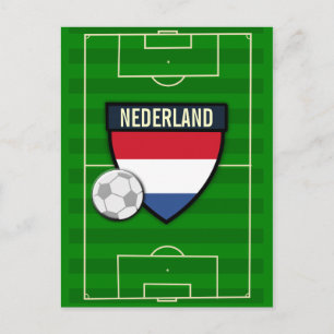 Nederland Netherlands Soccer Postcard