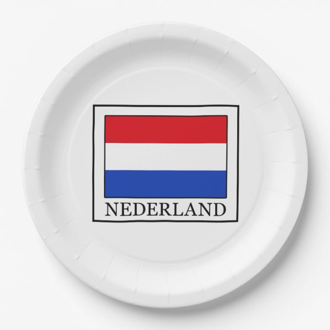 Nederland Paper Plate (Front)