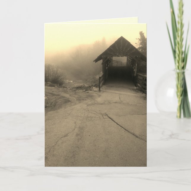 nederland walking bridge holiday card (Front)