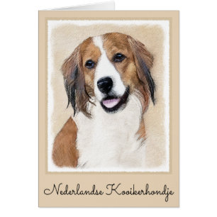 Nederlandse Kooikerhondje Painting - Dog Art