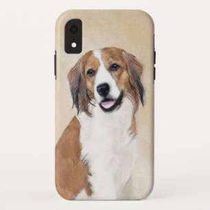 Nederlandse Kooikerhondje Painting - Dog Art iPhone XR Case