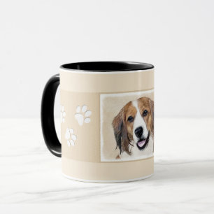 Nederlandse Kooikerhondje Painting - Dog Art Mug