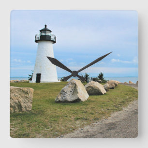 Ned's Point Lighthouse, Massachusetts Wall Clock