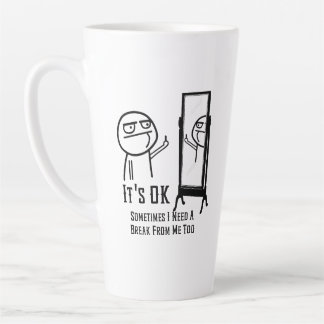 Need a Break Latte Mug