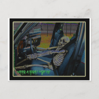 Need a Ride? postcard