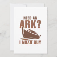 Need An Ark I Noah Guy