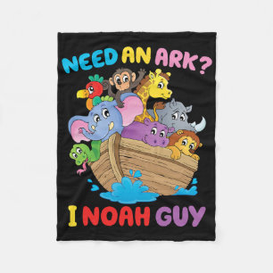 Need An Ark I Noah Guy Toddler Kids Christian East Fleece Blanket