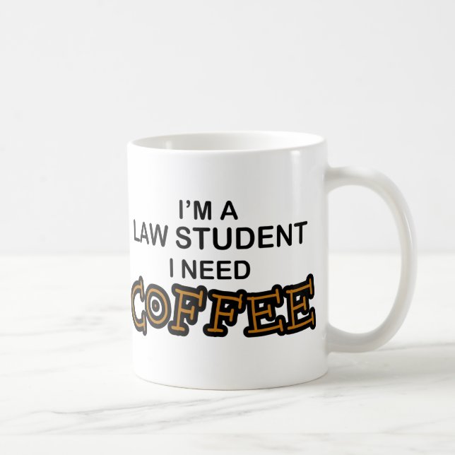Need Coffee - Law Student Mug (Right)