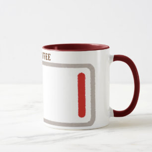 Need Coffee Mug Funny Low Battery Design Custo
