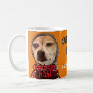 Need COFFEE NOW! Carlos B. Dog Coffee Mug