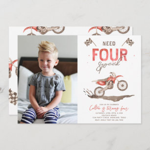 Need FOUR Speed Birthday Invitation   4th
