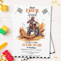 Need Four Speed Dirt Bike Adventure Birthday