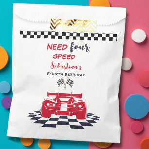Need four speed fourth kids birthday favour bag