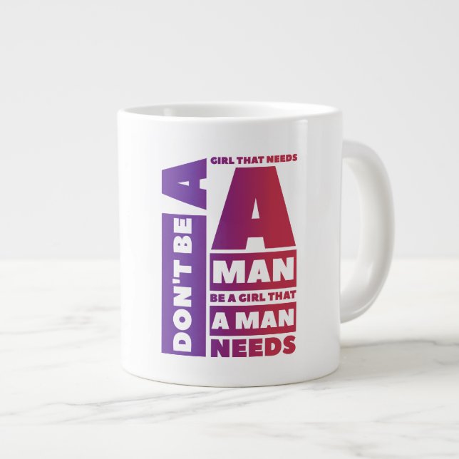 Need - Gift Jumbo Mug (Front Right)