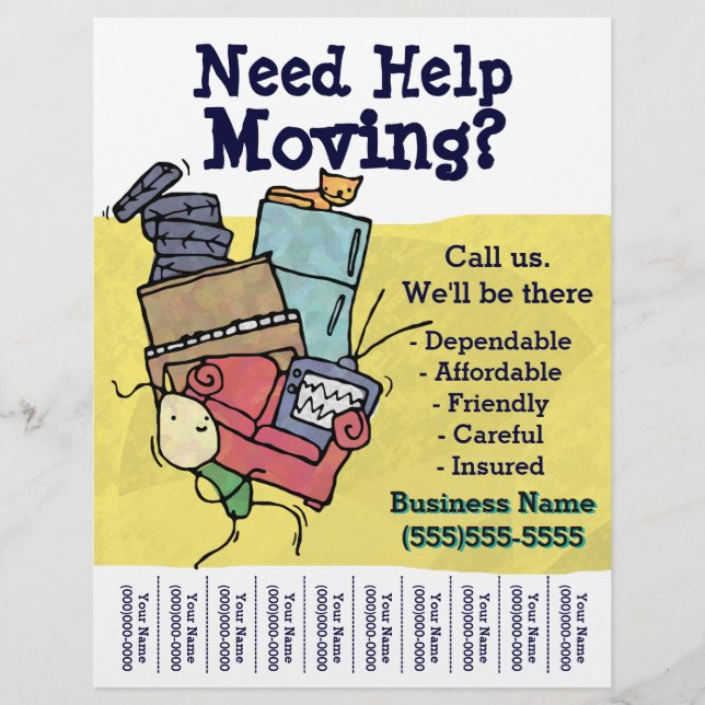 Need Help MOVING? Truck.Relocation.Hauling.Truck Flyer (Front)