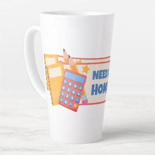 Need Help With Homework? Latte Mug