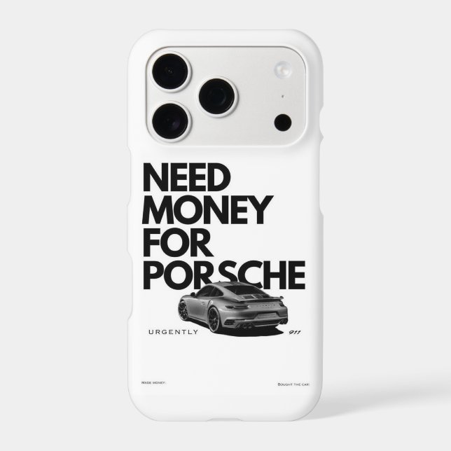 Need Money For Porsche Fun (Back)