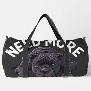 Need More Sleep Lazy Dog Design for Dog Lovers Duffle Bag