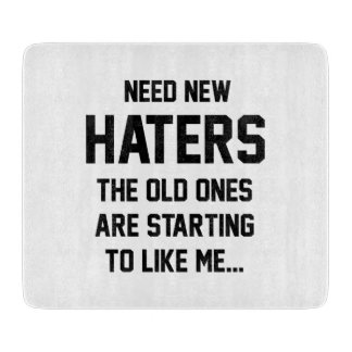 Need New Haters Cutting Board