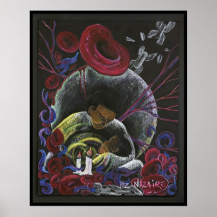 Need not Suffer Alone - Sickle Cell Art Print