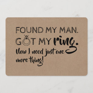 Need One More Thing Funny Bridesmaid Proposal Invitation