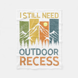 Need Outdoor Recess Mountain Forest Hiking Camping Fleece Blanket