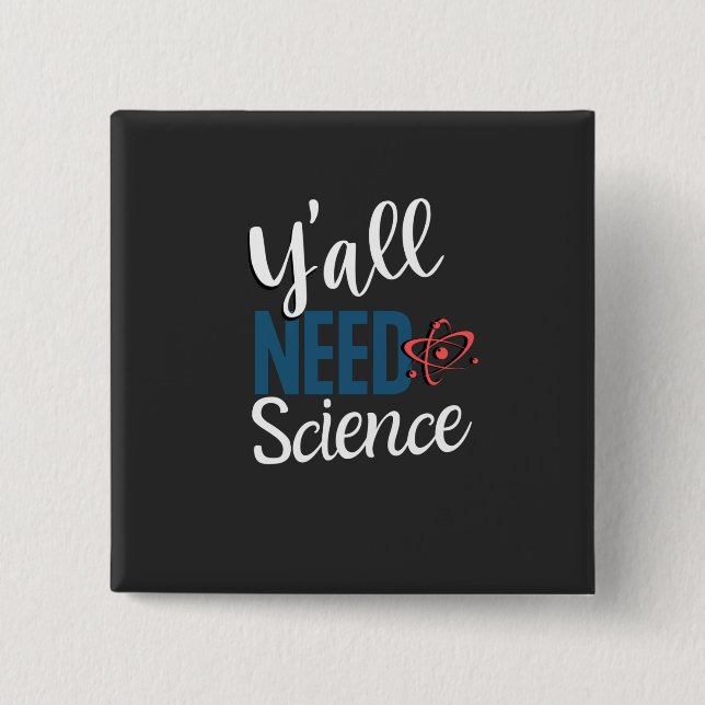 NEED SCIENCE 15 CM SQUARE BADGE (Front)