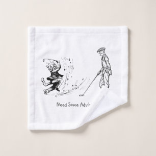 Need Some Advice (funny golfing cat)?   Wash Cloth