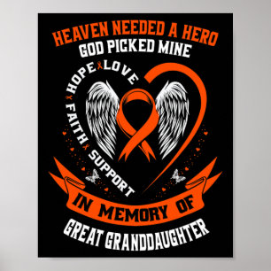 Needed A Hero God Picked Great Granddaughter Leuke Poster