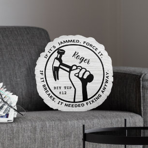 Needed Fixing Anyway Round Cushion