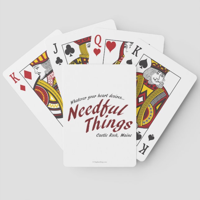 Needful Things Playing Cards (Back)