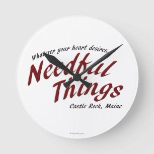Needful Things Round Clock