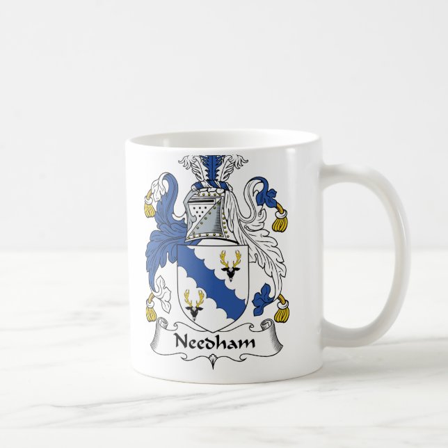 Needham Family Crest Coffee Mug (Right)
