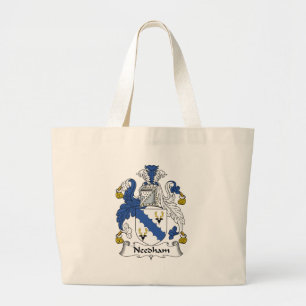 Needham Family Crest Large Tote Bag
