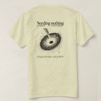 "Needing Nothing" – Minimalist Vortex Tee