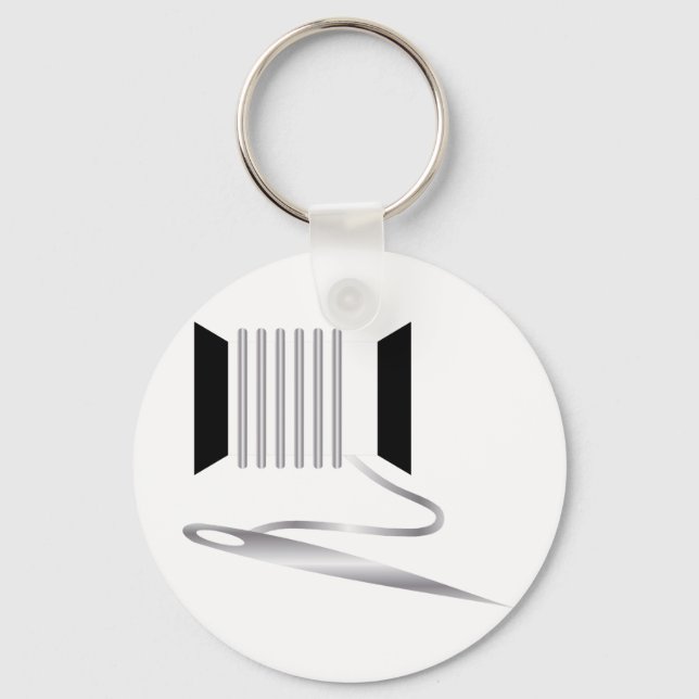 Needle and Thread Key Ring (Front)