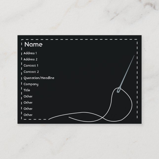 Needle - Chubby Business Card (Front)