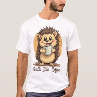 Needle Little Coffee – Sassy Hedgehog Mug Tee