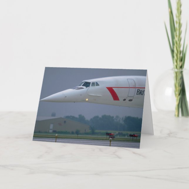 Needle nose of a British Airways Concorde Card (Front)