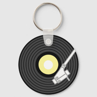 Needle on the Record Key Ring