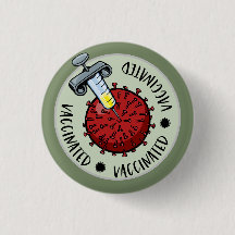 Needle with Covid Virus | Vaccinated