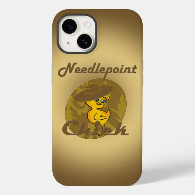 Needlepoint Chick #6 Case-Mate iPhone Case (Back)