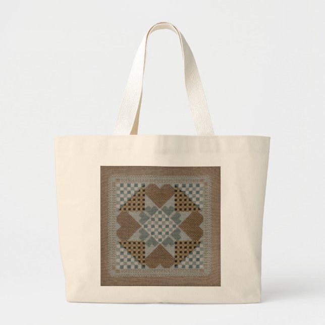 Needlepoint tote bag (Front)
