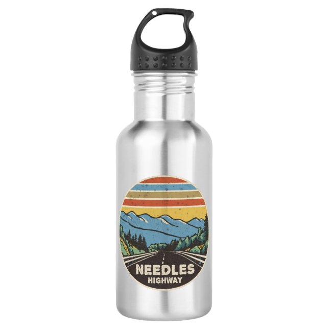Needles Highway South Dakota Mountains 532 Ml Water Bottle (Front)