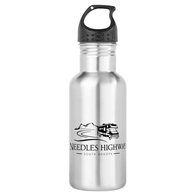 Needles Highway South Dakota Recreational Vehicle 532 Ml Water Bottle (Front)