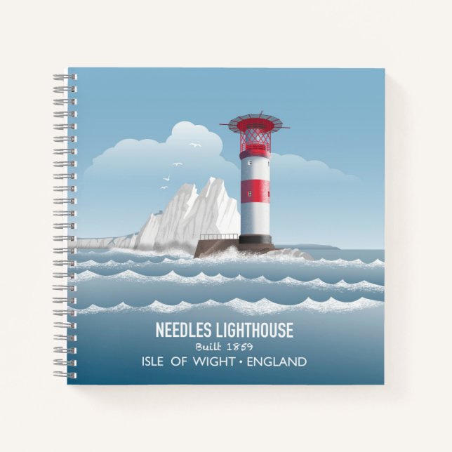 Needles Lighthouse Notebook (Front)