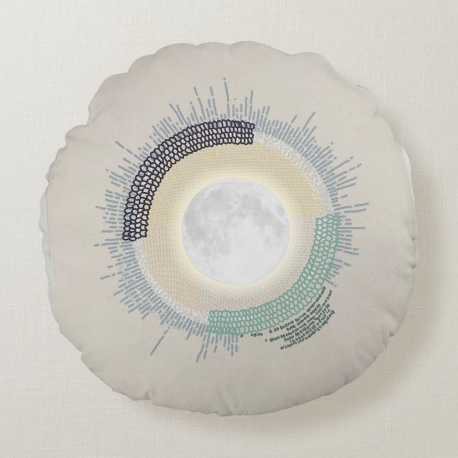 needlework_4_life on moon round cushion (Front)